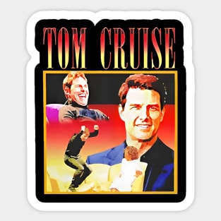 Tom cruise//Retro for fans Sticker